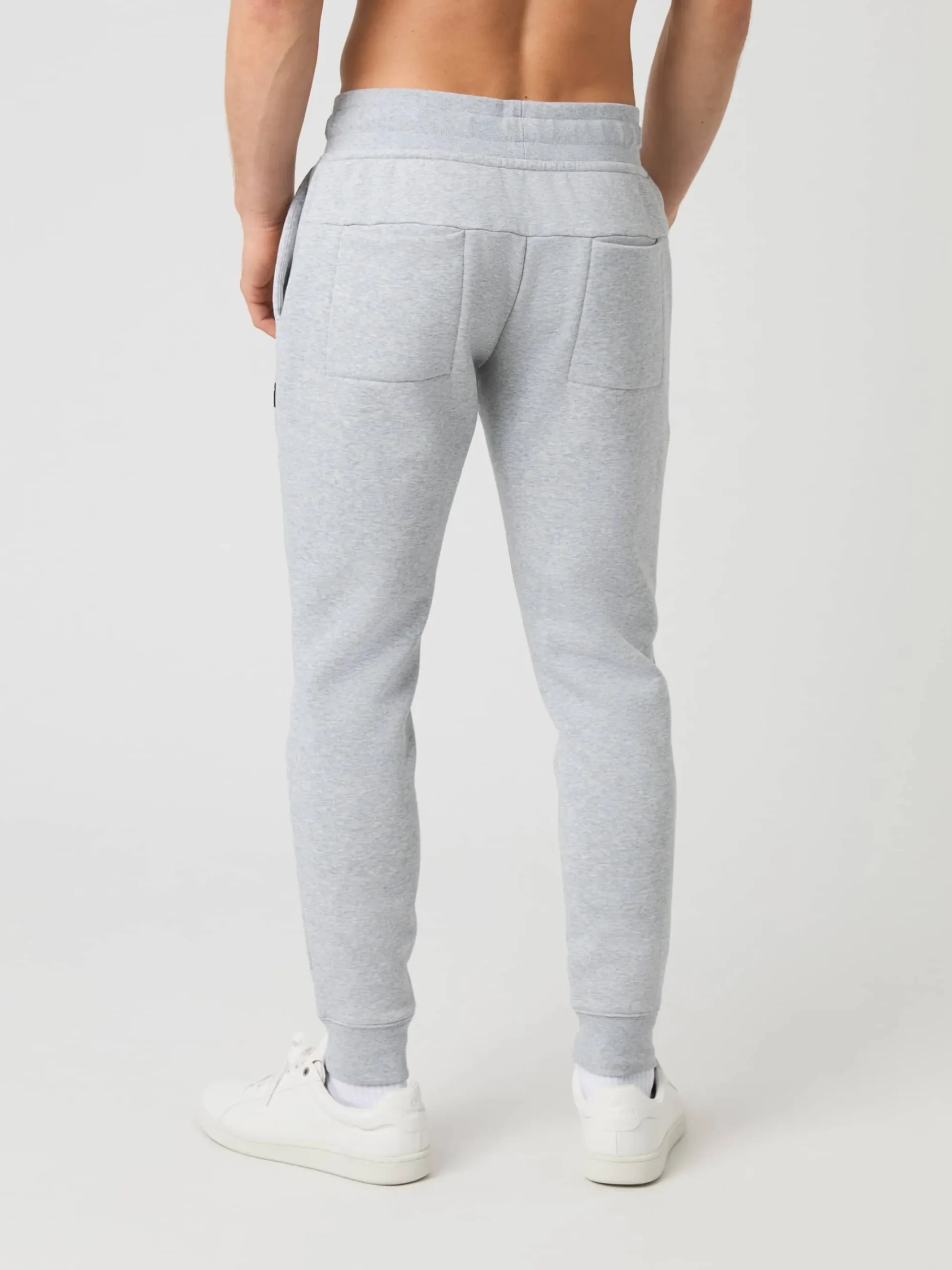 Björn Borg Vardag & Loungewear|Byxor * Centre Tapered weatpant Gråmelerad