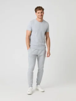 Björn Borg Vardag & Loungewear|Byxor * Centre Tapered weatpant Gråmelerad