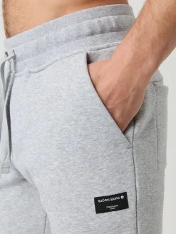 Björn Borg Vardag & Loungewear|Byxor * Centre Tapered weatpant Gråmelerad