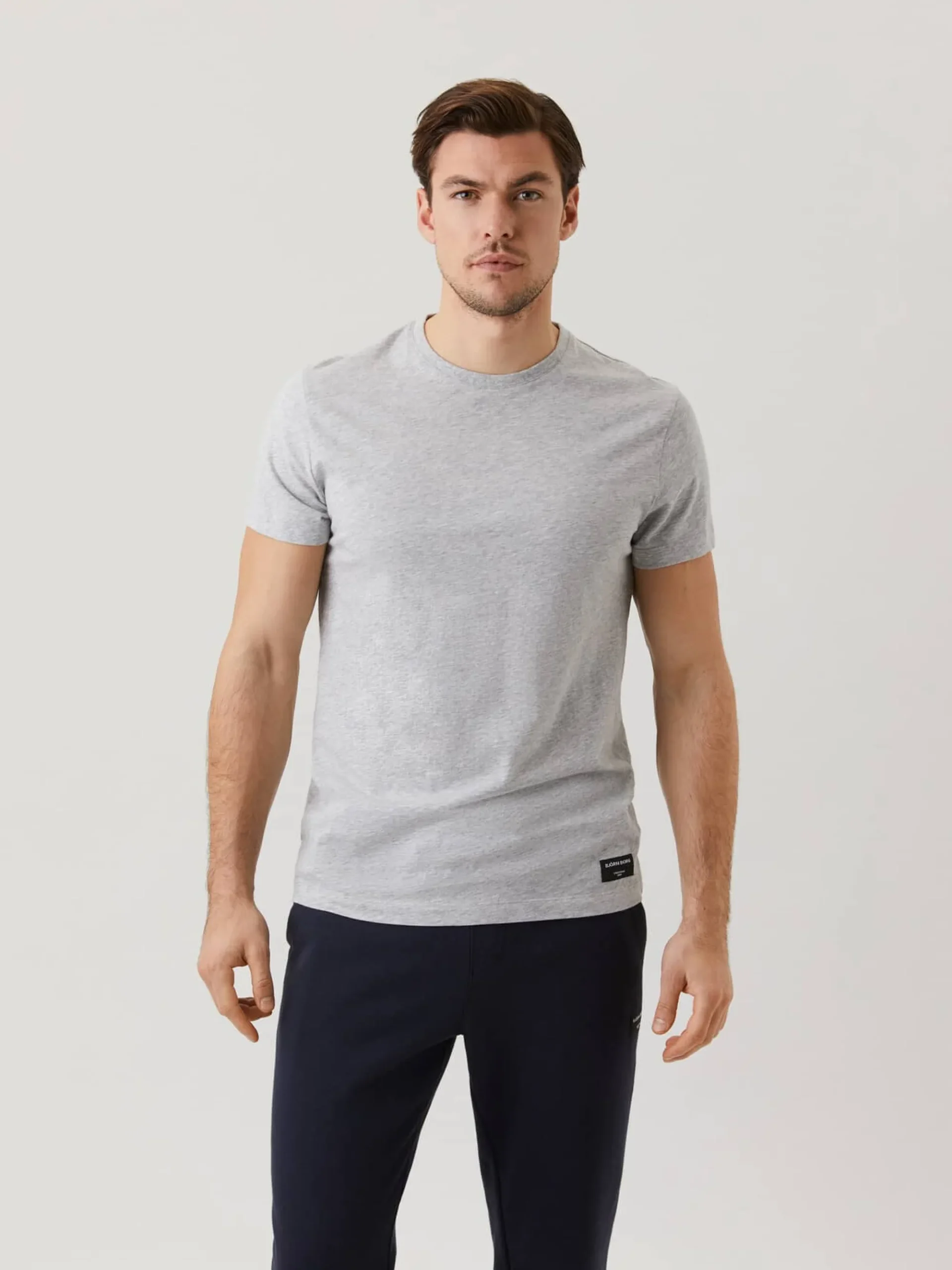 Björn Borg T-Shirts * Centre Tee Gråmelerad
