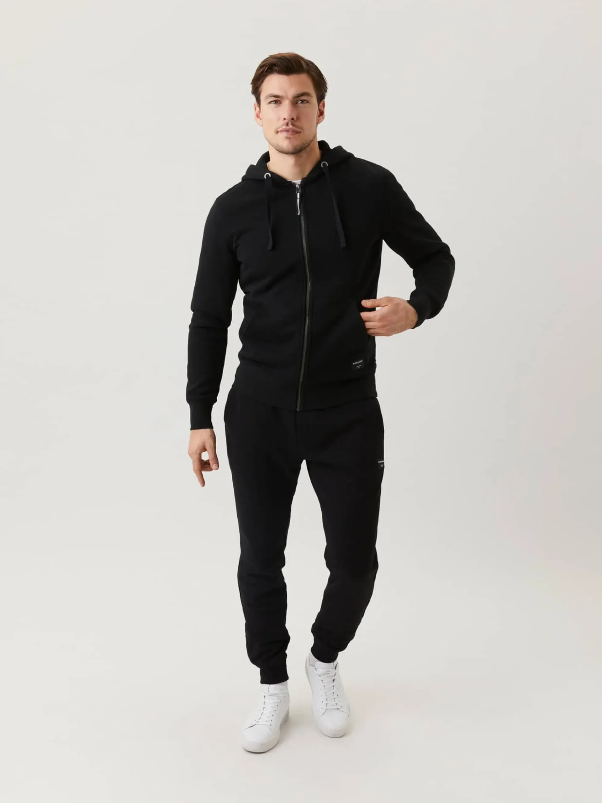 Björn Borg Hoodies * Centre Zip Hood Black Beauty