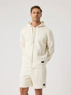 Björn Borg Hoodies|Vardag & Loungewear * Centre Zip Hoodie Tofu