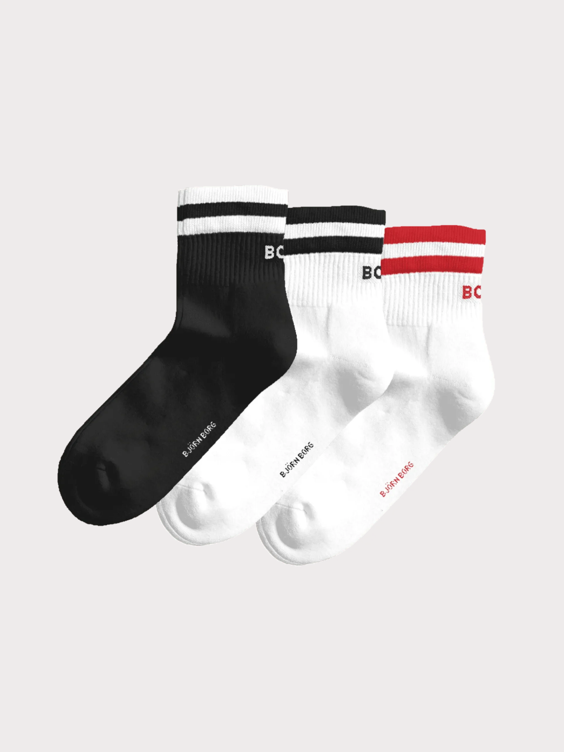 Björn Borg Vardag & Loungewear|Gym & Träning * Classic Mid Ankle Socks 3-pack