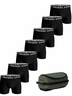Björn Borg Boxers|Multipacks * Cotton tretch Boxer + Wah Bag 7-pack