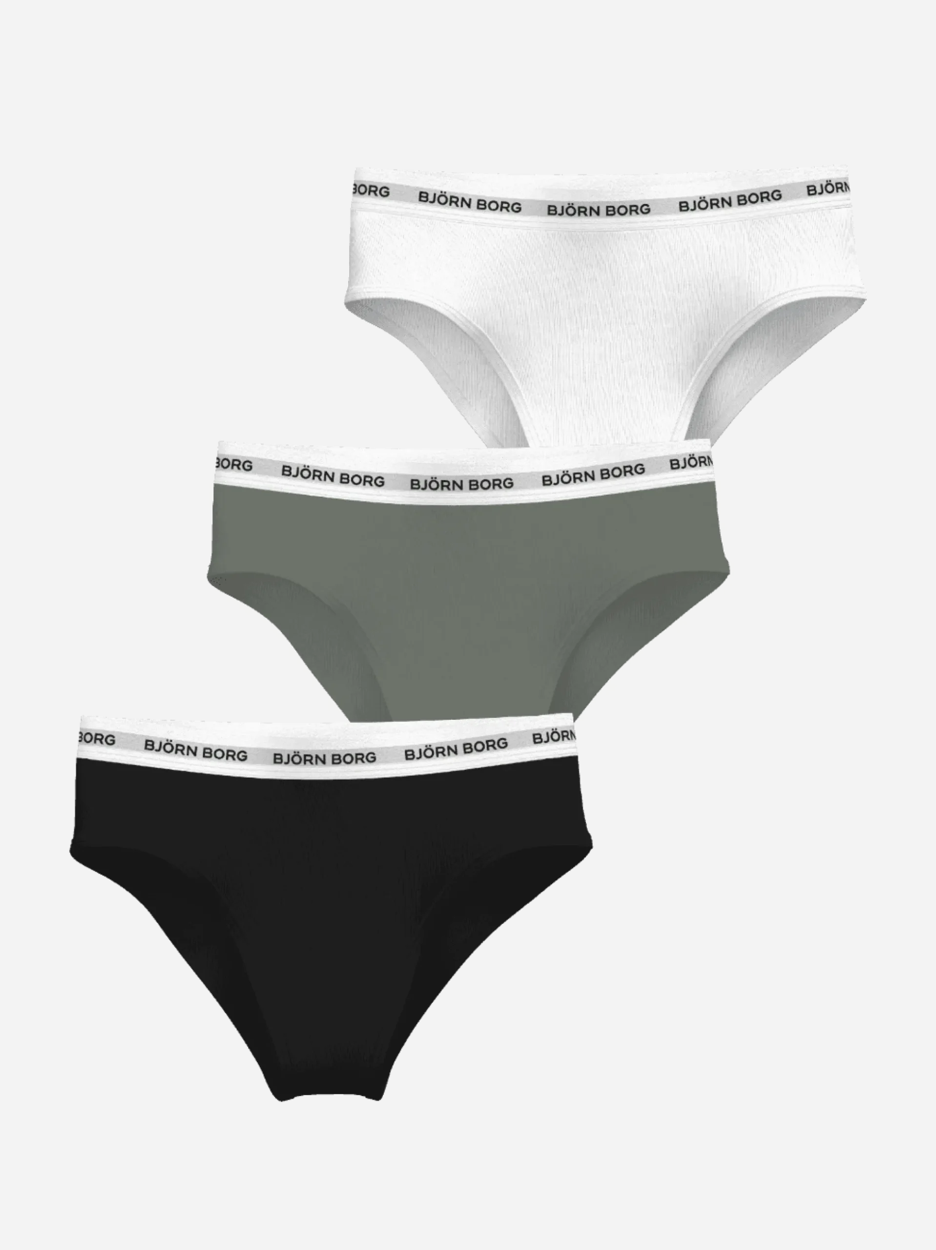 Björn Borg Briefs Med Hög Midja * ogo Highwait Brief 3-pack