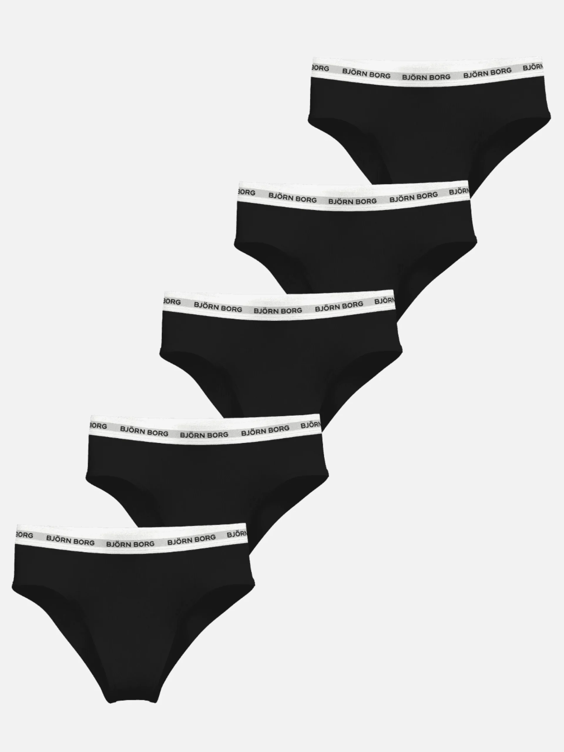 Björn Borg Briefs Med Hög Midja * ogo Highwait Brief 5-pack