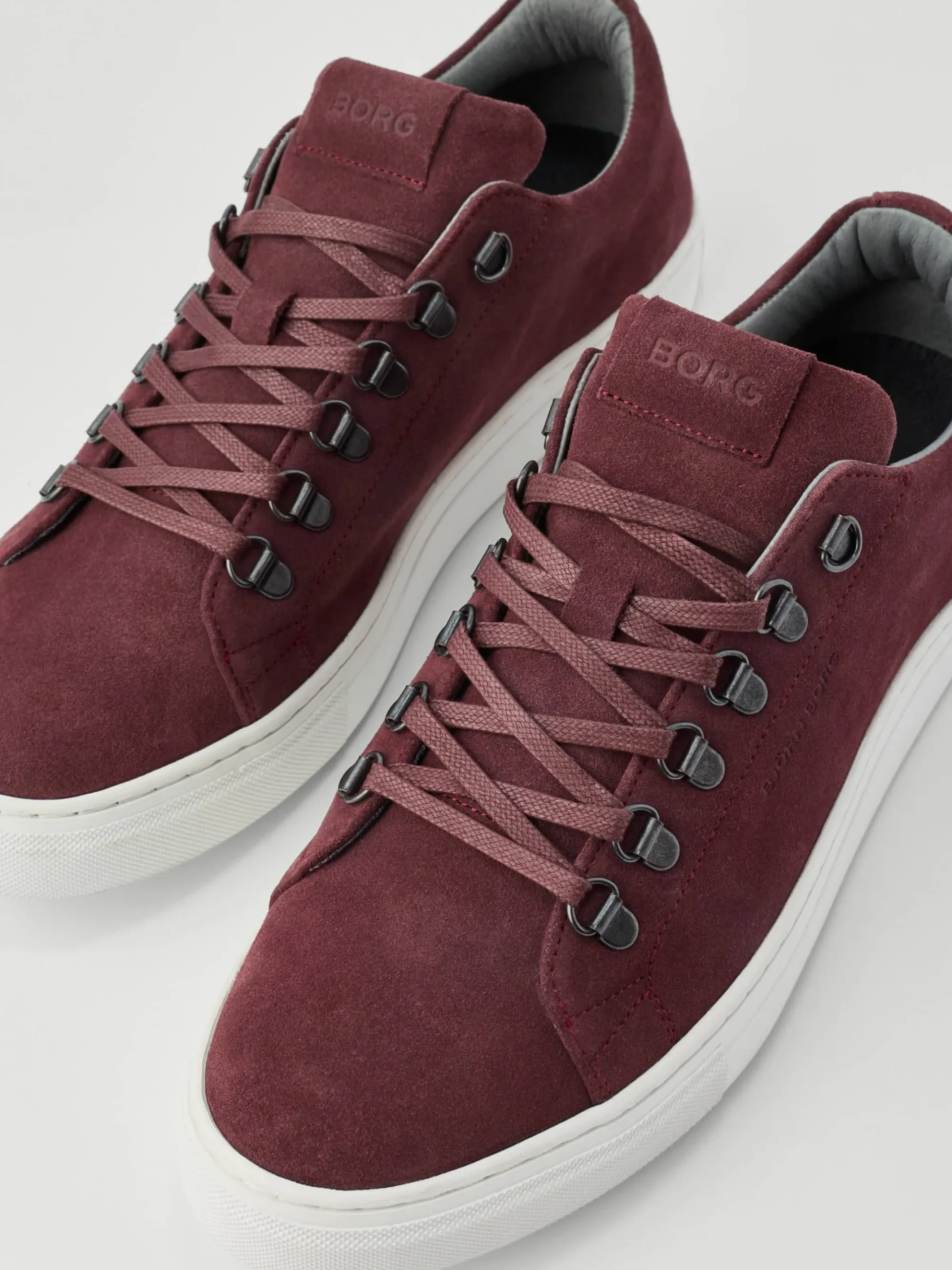 Björn Borg Sneakers|Sneakers * Men's Classic Suede D-Ring Sneakers Burgundy