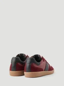 Björn Borg Sneakers|Tennis & Padel * Men's Legacy Leather Sneakers Burgundy / Black