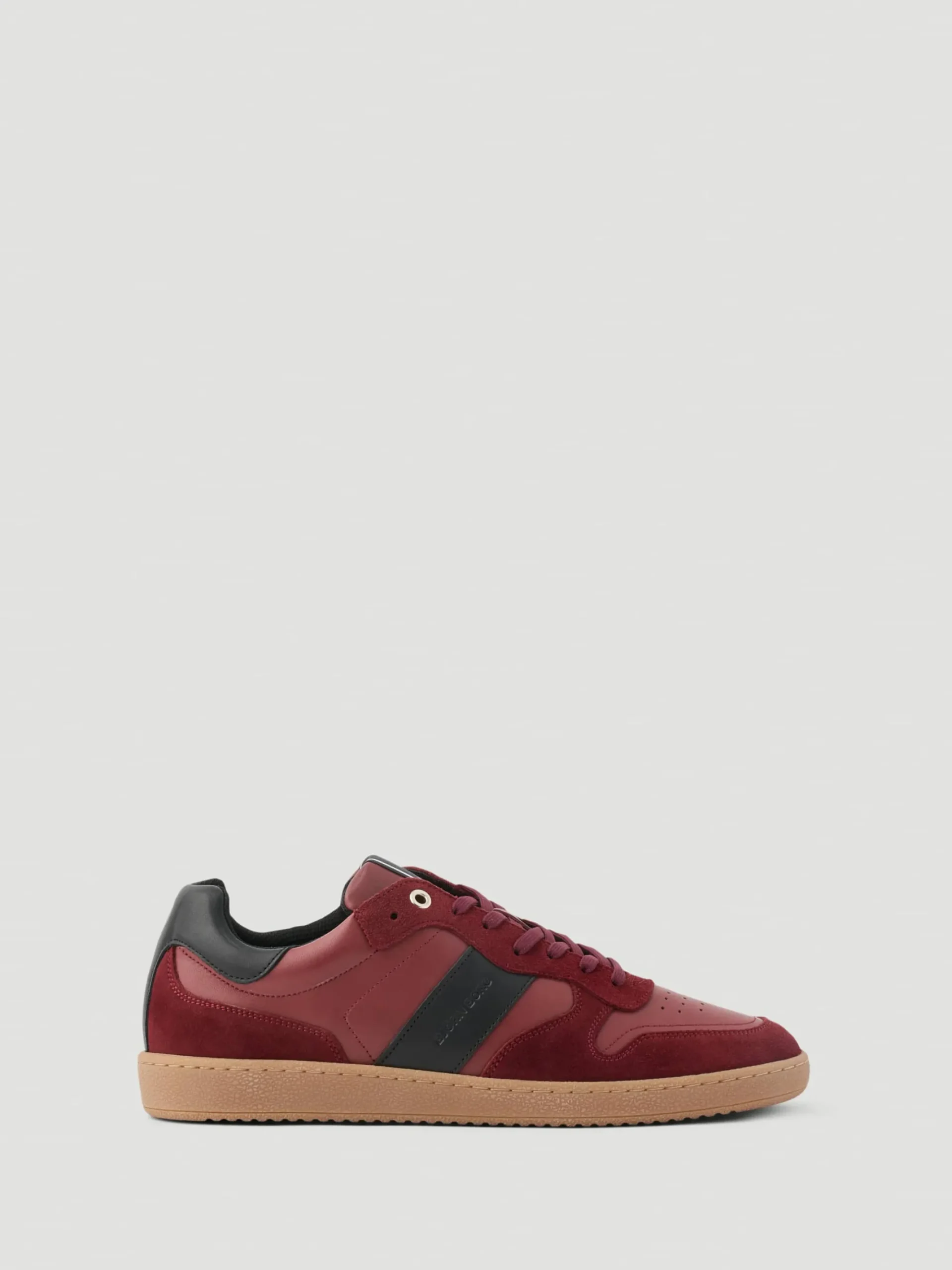 Björn Borg Sneakers|Tennis & Padel * Men's Legacy Leather Sneakers Burgundy / Black