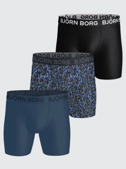 Björn Borg Boxers|Träningskalsonger * port icrofiber Boxer 3-pack