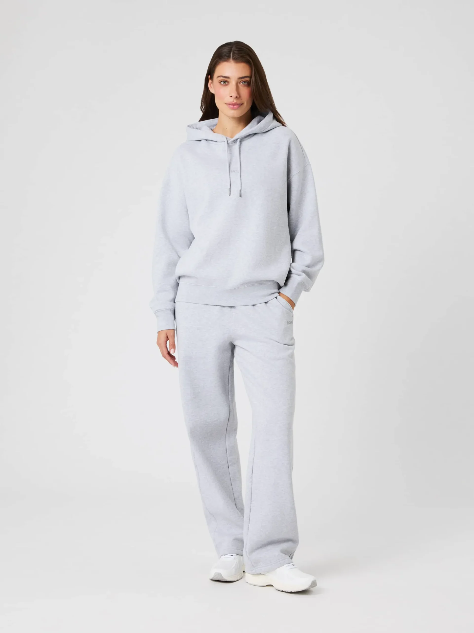 Björn Borg Hoodies * tudio Overized Hoodie Gråmelerad