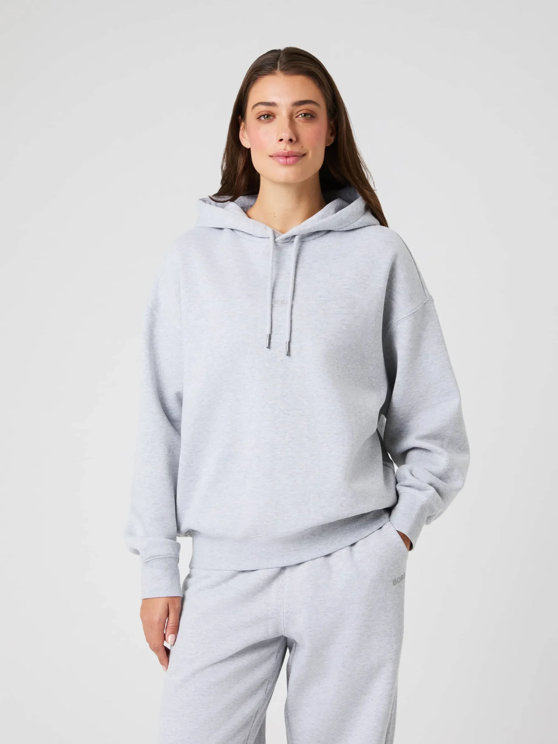 Björn Borg Hoodies * tudio Overized Hoodie Gråmelerad