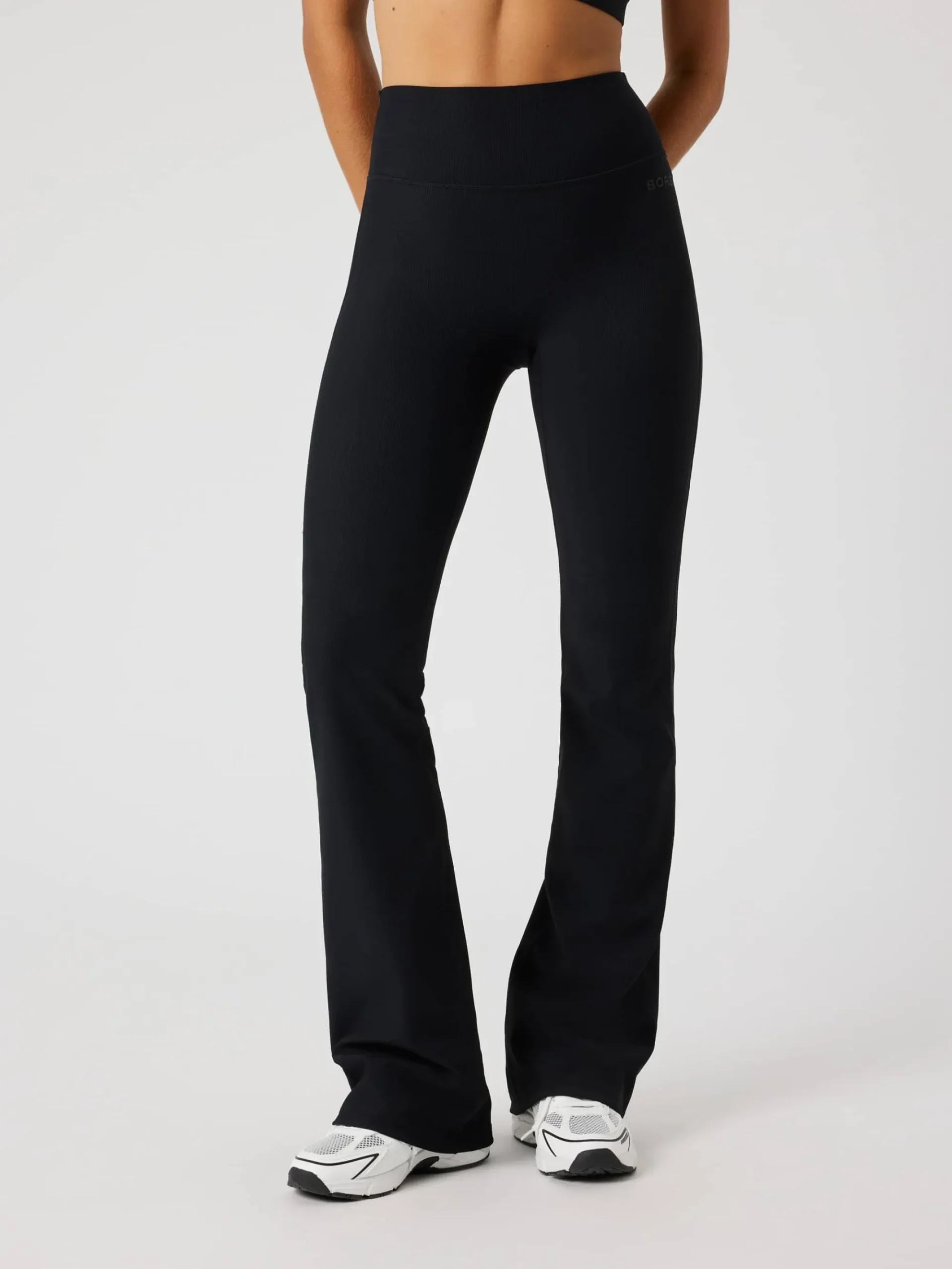 Björn Borg Gym & Träning|Träningstights * tudio Preiu Ribbed Fare Tight Black Beauty
