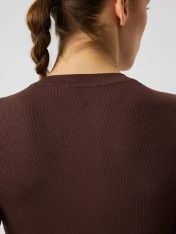 Björn Borg T-Shirts|Yoga & Pilates * tudio Ribbed Cropped ong eeve