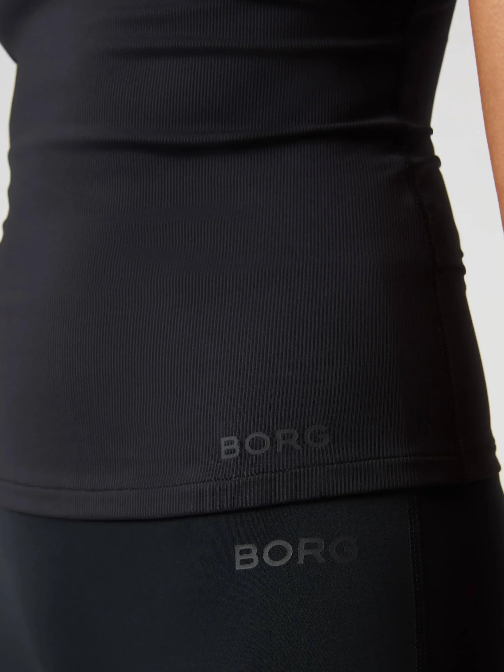 Björn Borg Toppar * tudio Ribbed trap Tank Top Black Beauty