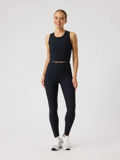Björn Borg Gym & Träning|Träningstights * tudio Ribbed Tight Black Beauty