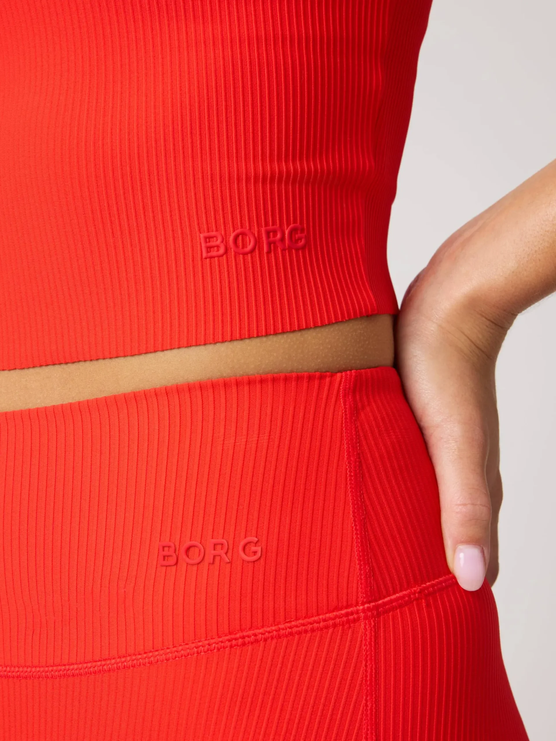 Björn Borg Gym & Träning|Toppar * tudio Ribbed V-Neck Top