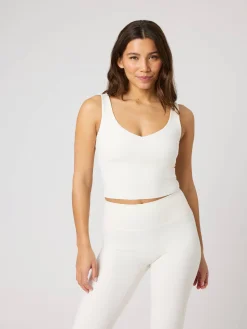 Björn Borg Yoga & Pilates|Gym & Träning * tudio Ribbed V-Neck Top