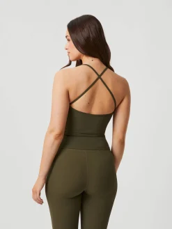 Björn Borg Toppar * tudio Rib trap Tank Olive Night