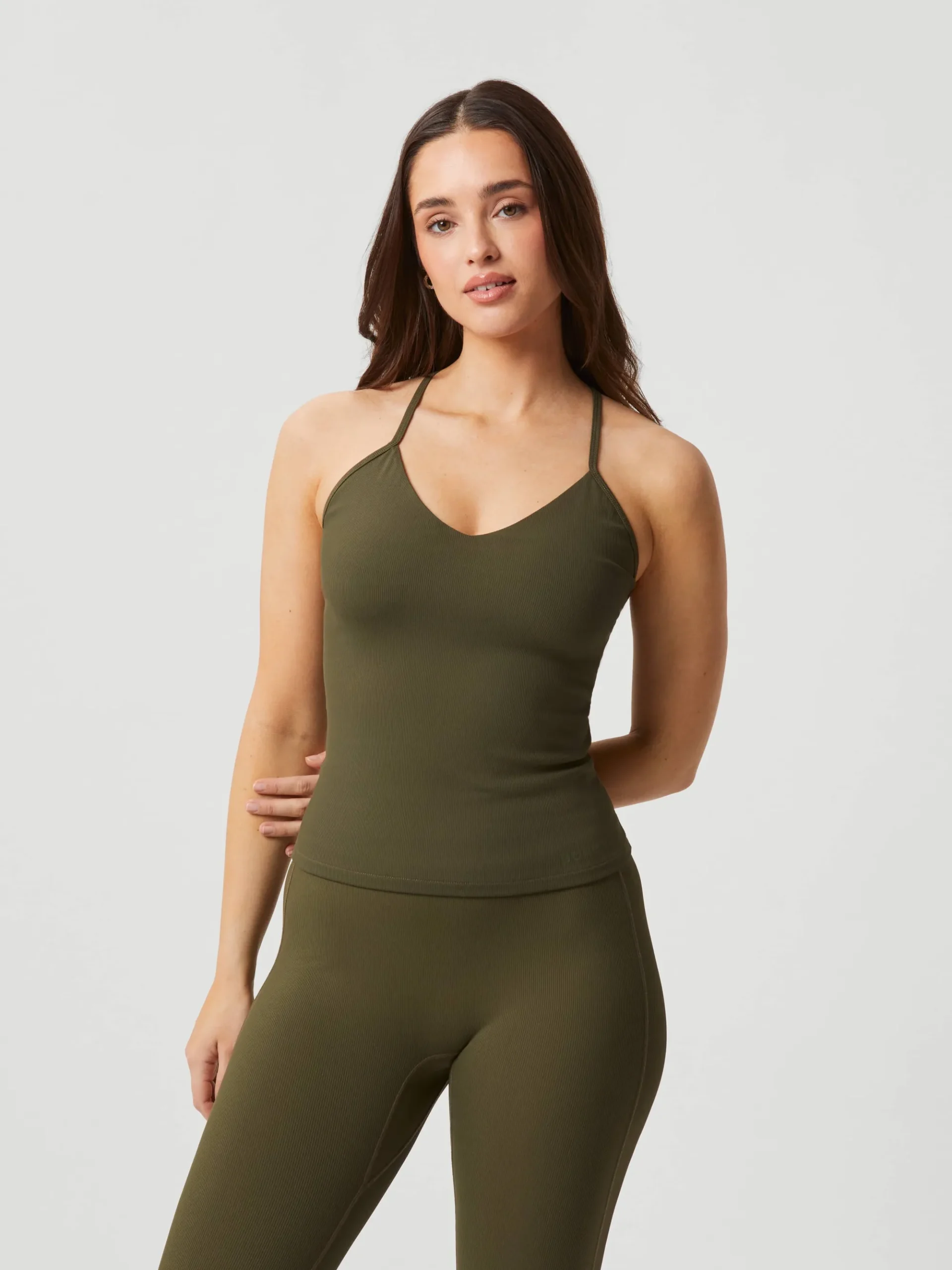Björn Borg Toppar * tudio Rib trap Tank Olive Night