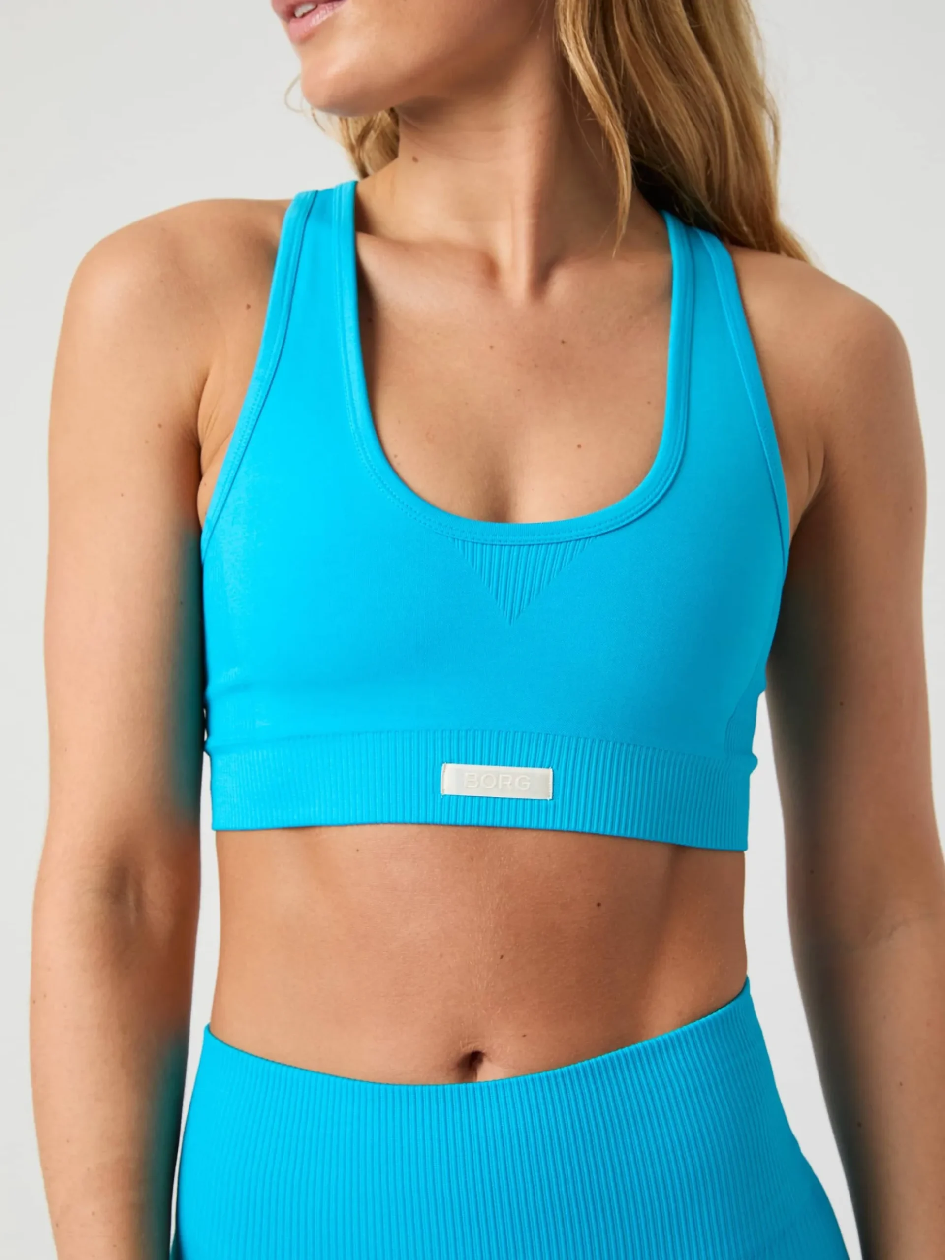 Björn Borg Sport-Bh:Ar * Studio Sealess Low Sports Bra Atomic Blue