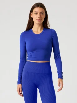 Björn Borg T-Shirts|Tröjor * tudio oft Cropped ongeeve Clematis Blue