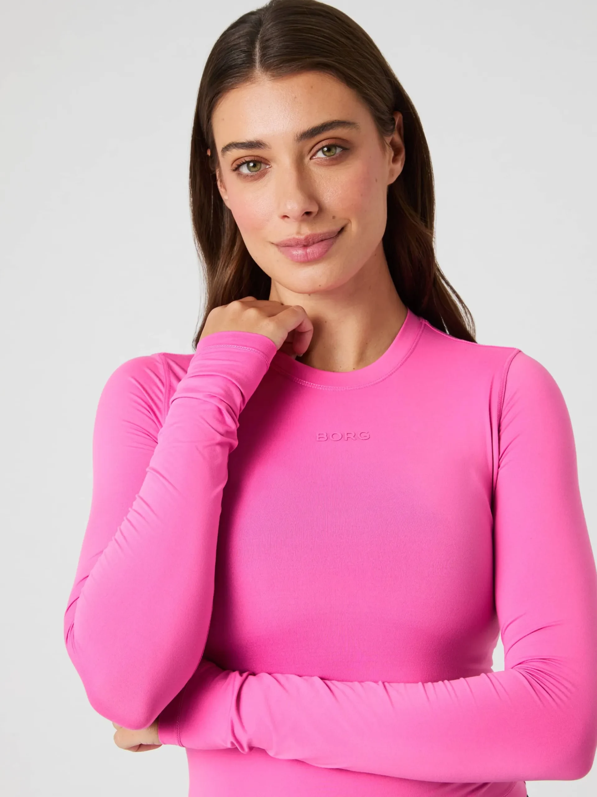 Björn Borg T-Shirts * tudio oft Cropped ongeeve Ibis Rose